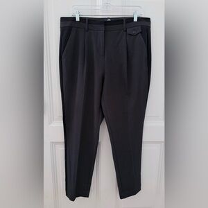 Adrienne Vittadini 12 Charcoal Ankle Trouser
